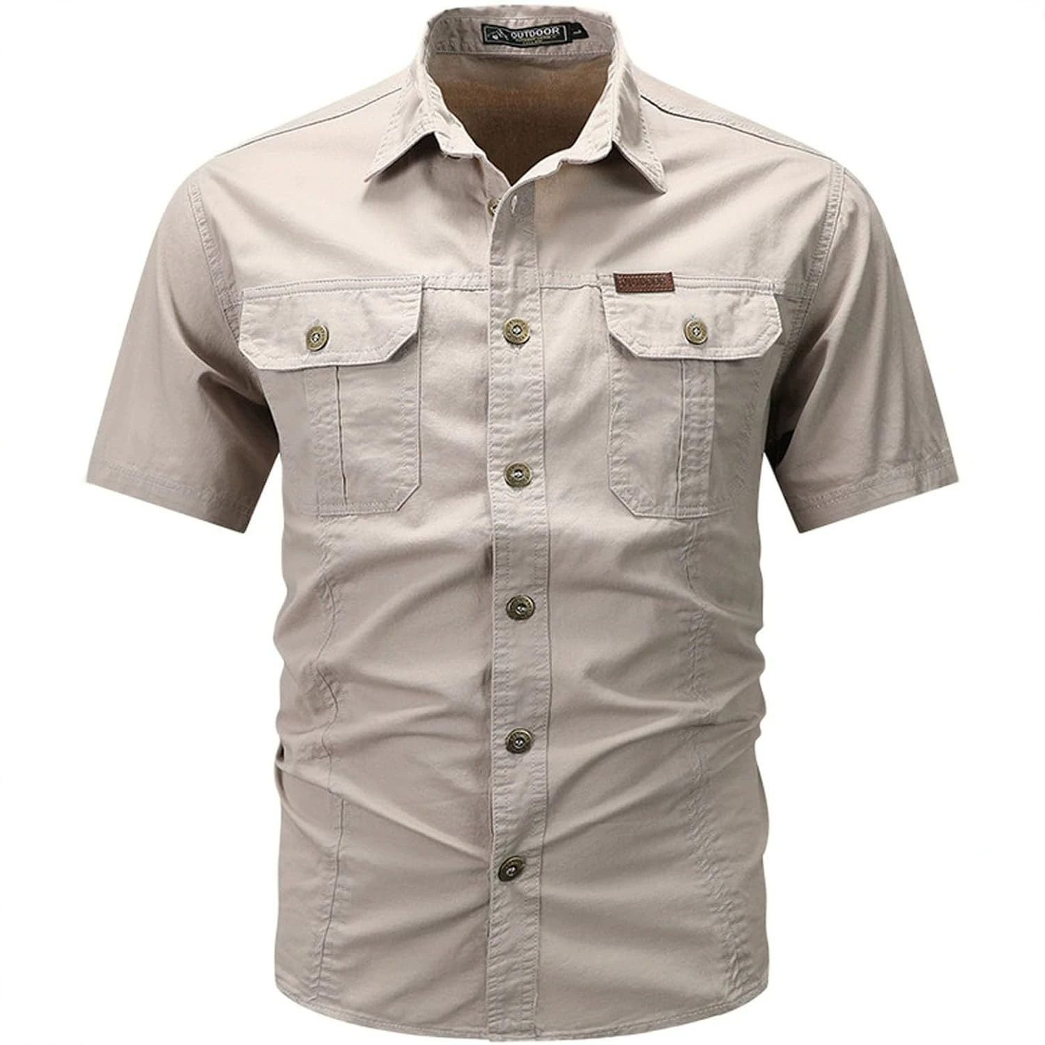 Military Shirt Men - Kaos Pria Lengan Pendek Kasual Gaya