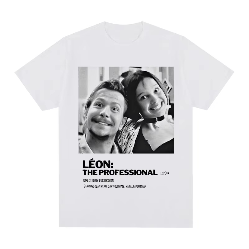 Jeans Shirt Fashion For Men - Léon Vintage T-shirt Film The Professional