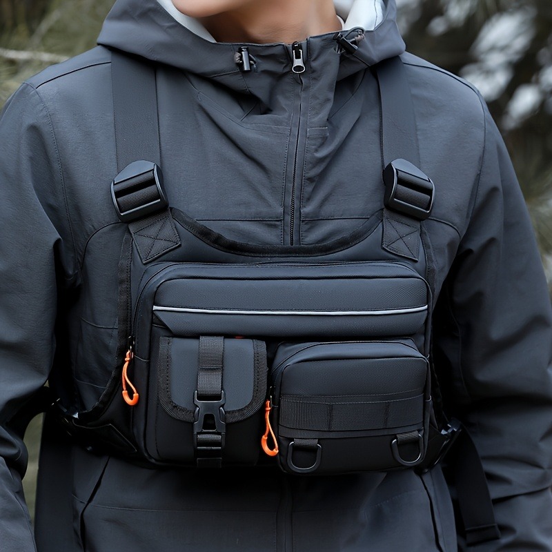 Tactical Vest Men - Tas Dada Taktis Pria, Rompi Lari