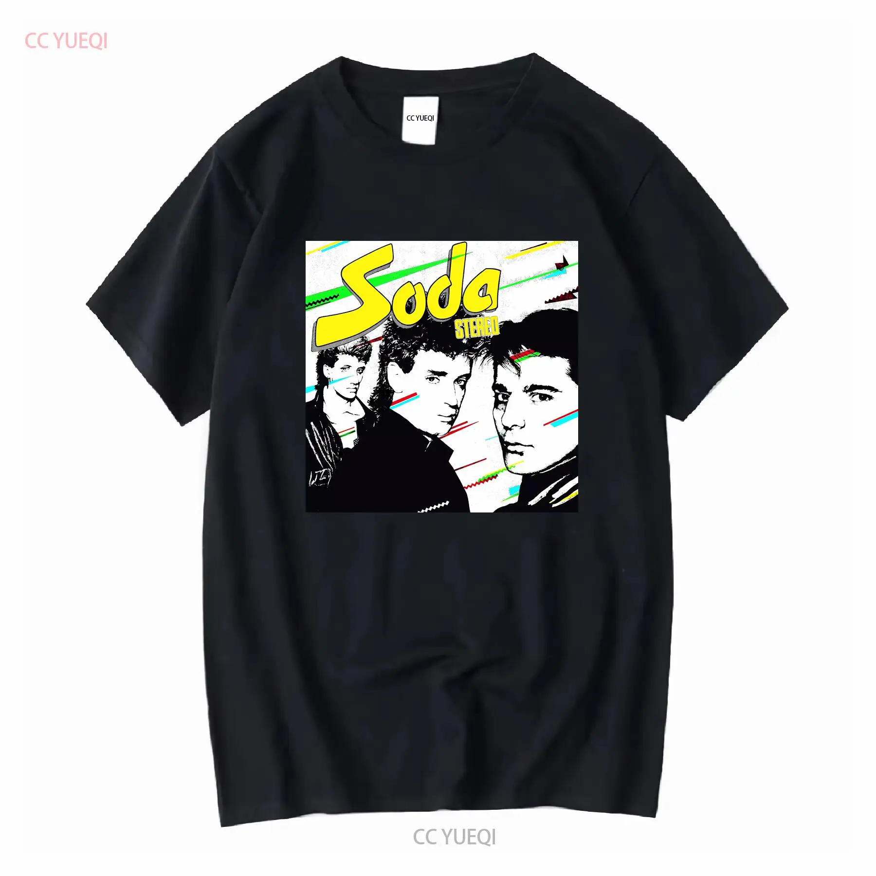 Men'S Fashion Everyday - Kaos Hitam Vintage Soda Stereo Album