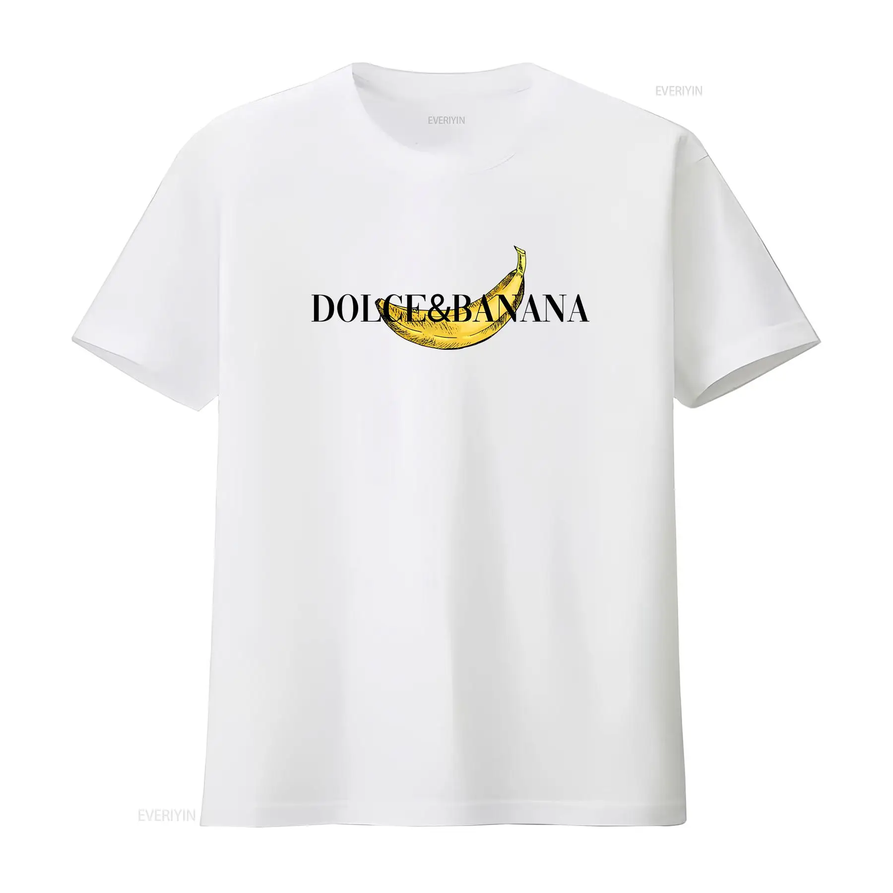 Men'S Fashion Everyday - Kaos Putih untuk pria Dolce Banana