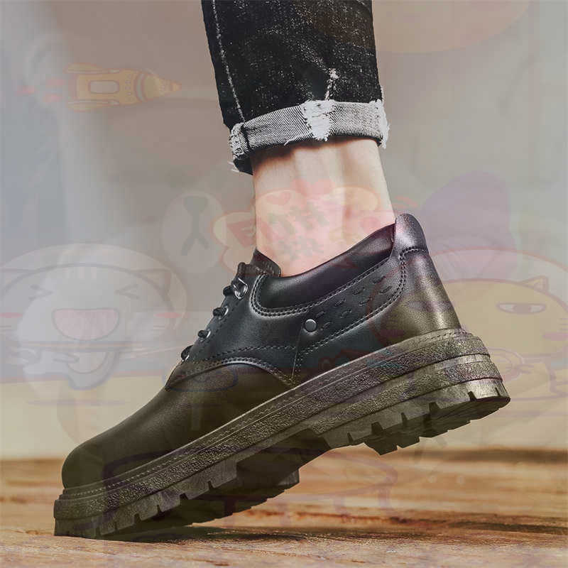 Mens Fashion In 40S - Sepatu Pria Tenis Pelatih Fashion Kulit