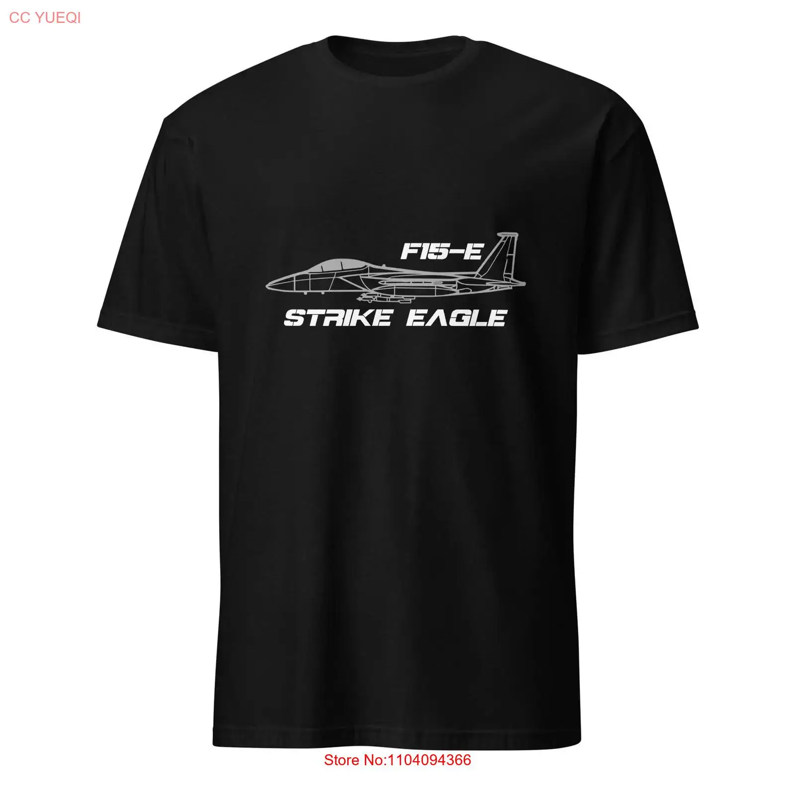 Military Shirt Men - Kaos F 15E Strike Eagle Pesawat