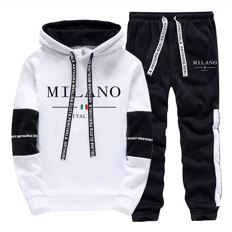 Men'S Fashion Tips - Set Pria/Hoodie/Celana Italia Hoodie Trendi Pakaian