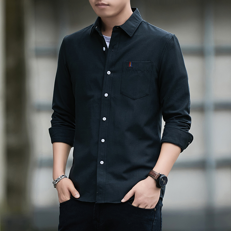 Linen Shirt Summer - Jaket Olahraga Lengan Panjang Kemeja Linen