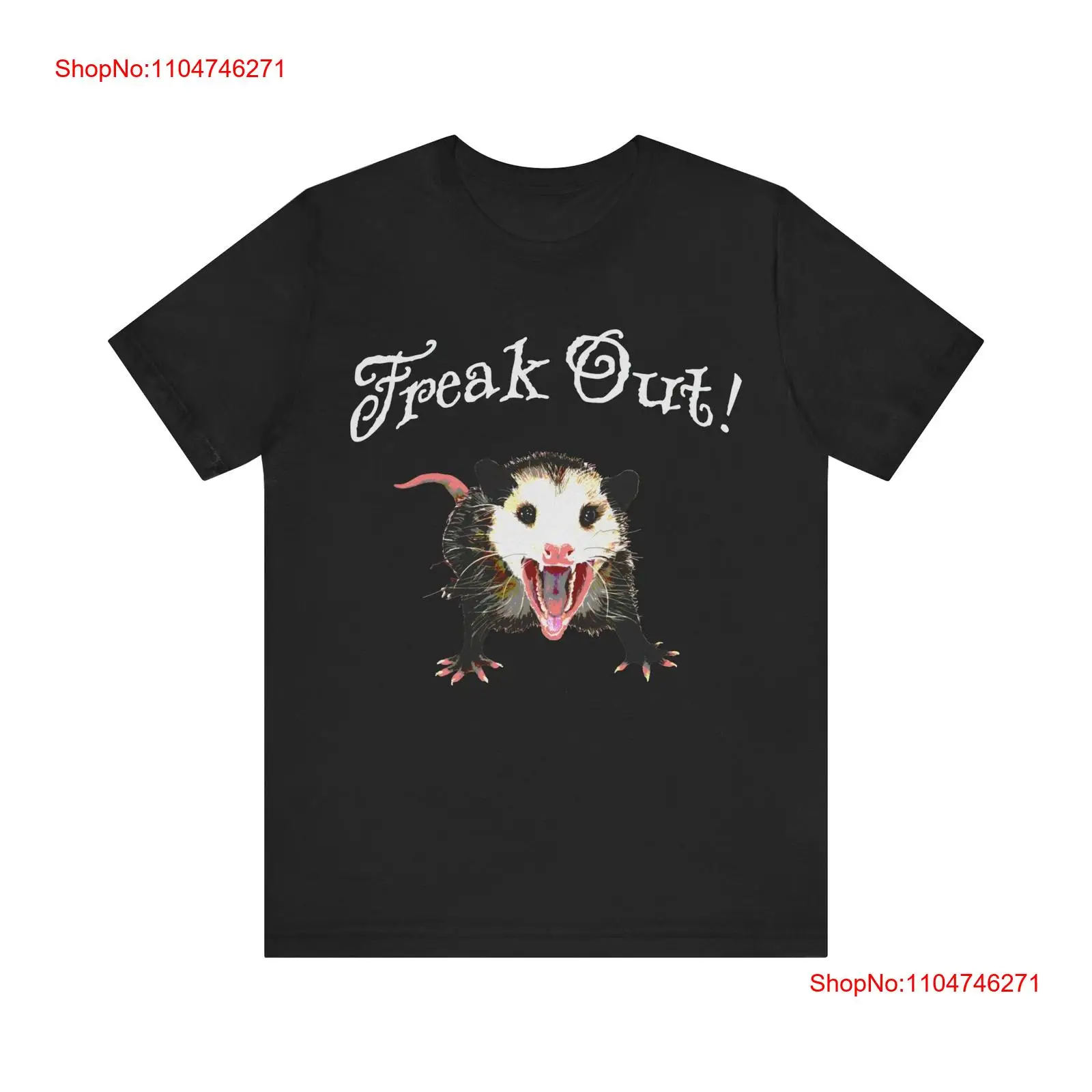 Men'S Fashion Everyday - Freak Out Opossum Possum T Shirt