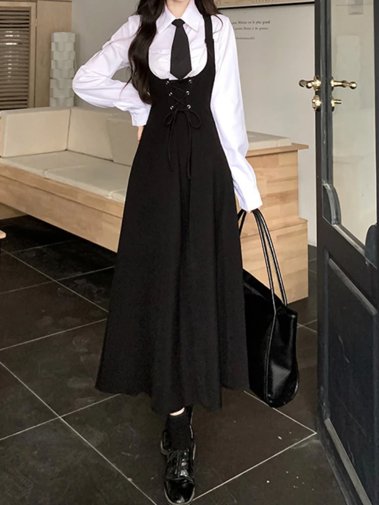 Men'S Fashion Line - Set Gaun elegan Chic Fashion wanita