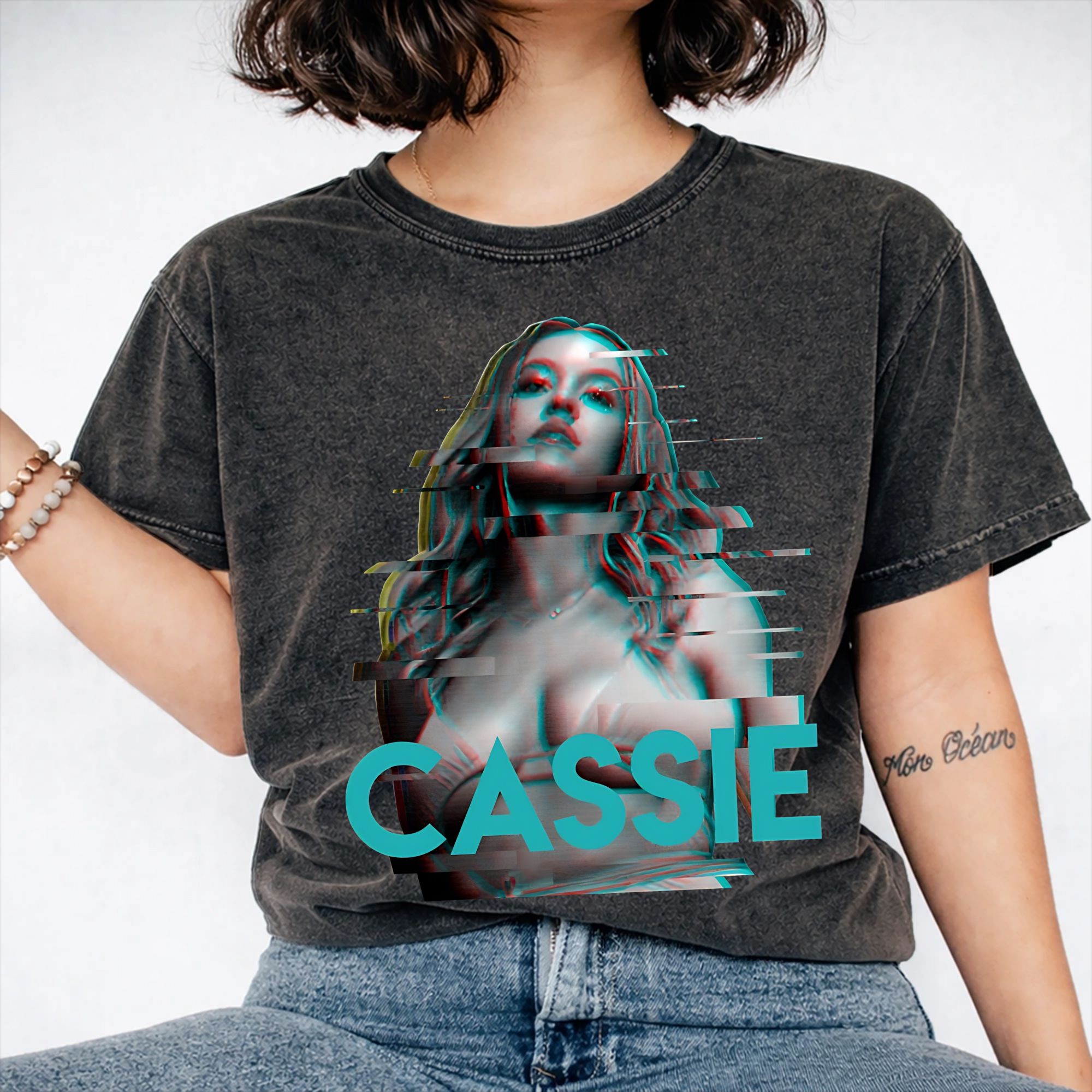 Men'S Fashion Sydney - Kaos Harajuku Washed Shirt Cassie Howard
