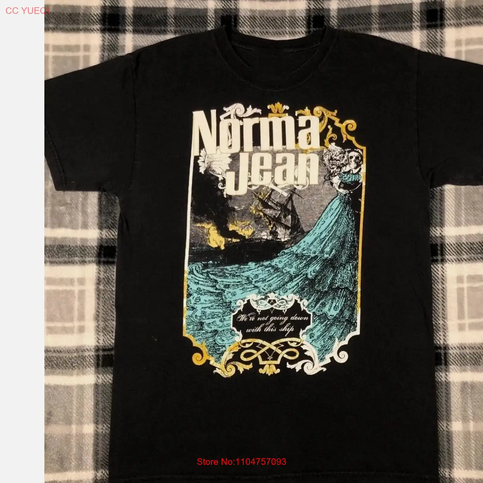 Jeans Shirt Fashion For Men - Kaos Rare Norma Jean Tour 2005