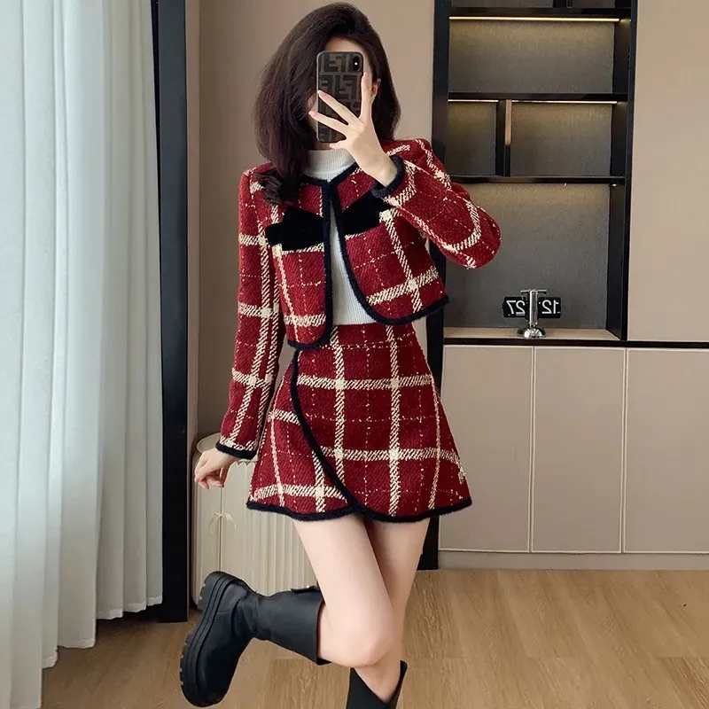 Men'S Fashion Line - Setelan 2 potong untuk wanita, mantel