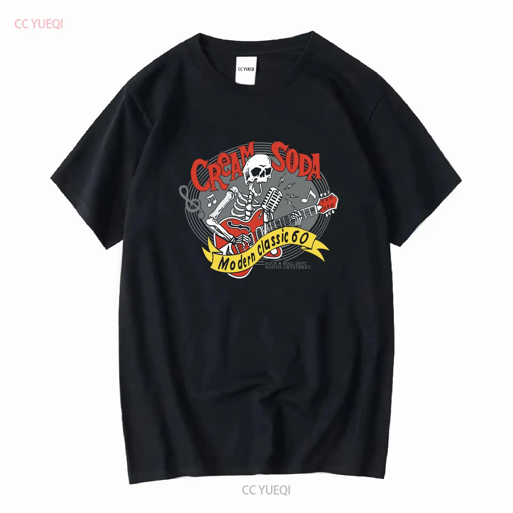 Men'S Fashion Everyday - Kaos Cream Soda Rock Roll Merek