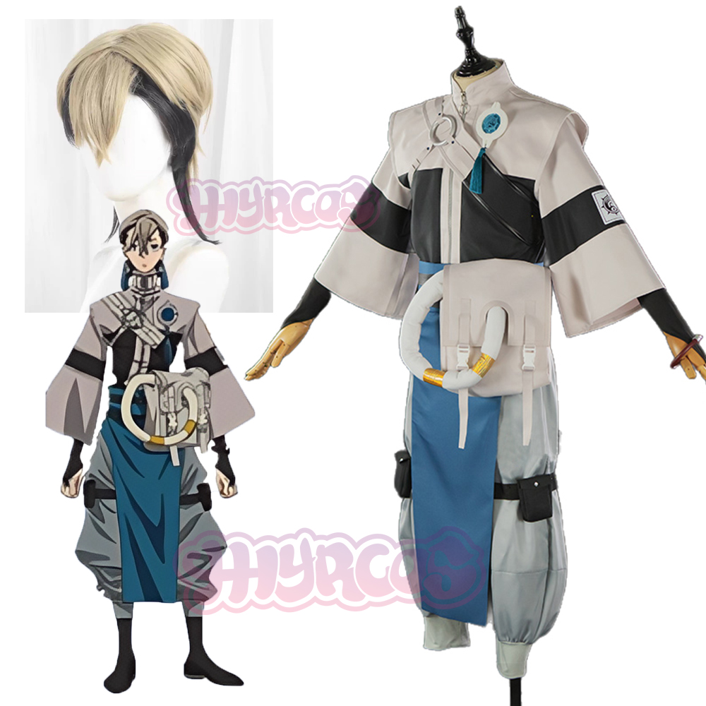 Mens Fashion Jumpsuit - Gachiakuta Zanka Kostum Cosplay Wig Zanka