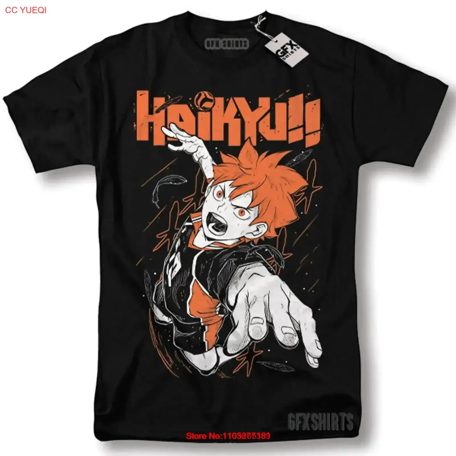 Men'S Fashion Everyday - Kaos Haikyu Hinata Shoyo Manga Strip