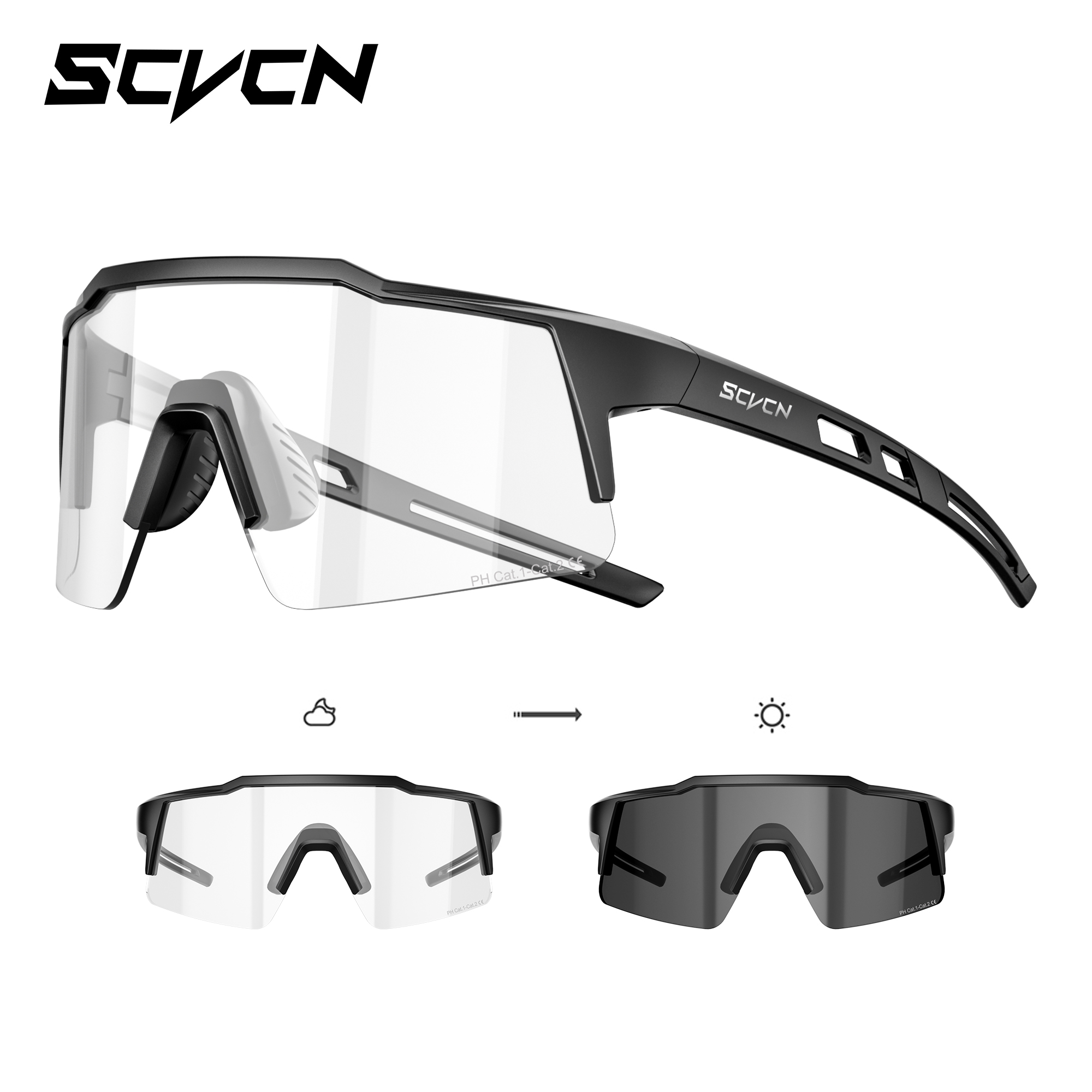Men'S Fashion Glasses 2026 - Kacamata Sepeda SCVCN 2026 Baru, Kacamata