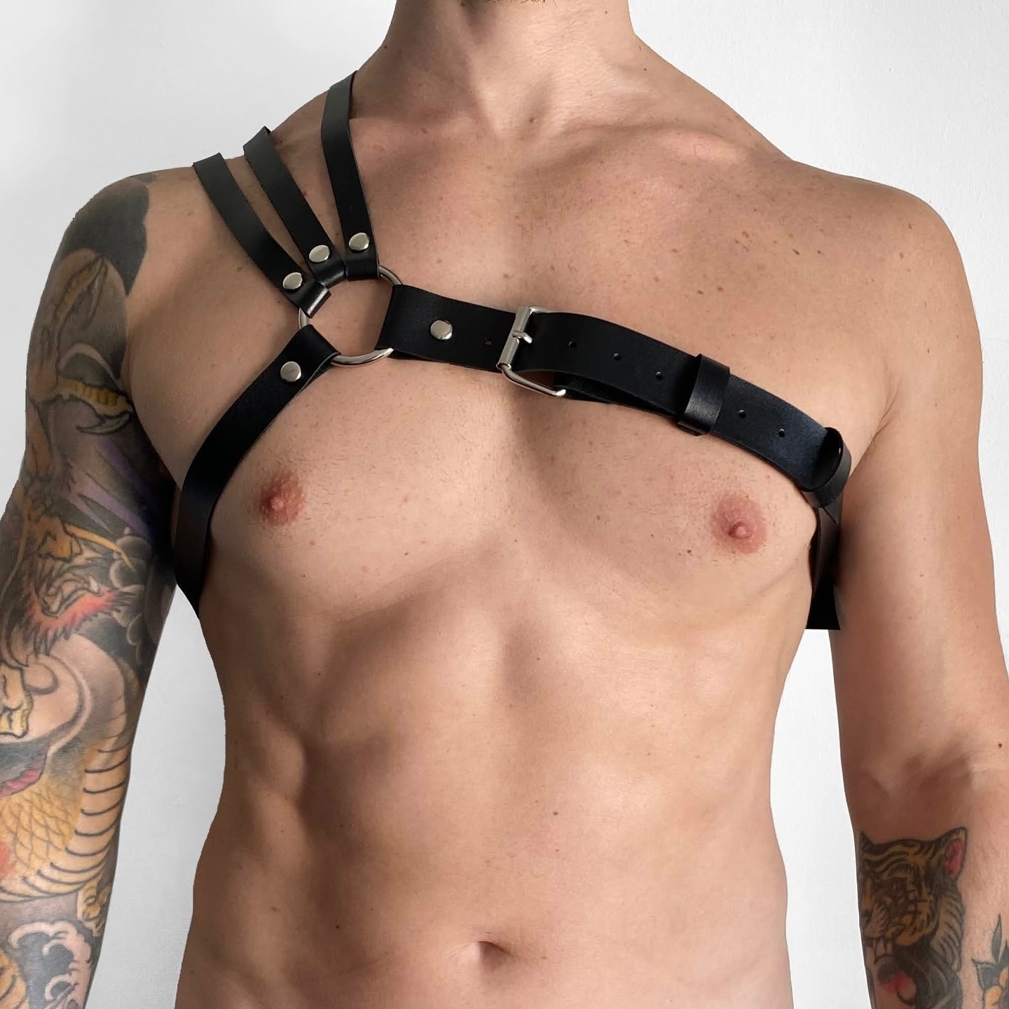 Harness Pria Seksi Kulit PU Ga - Fashion Harness Men ulasan dan harga