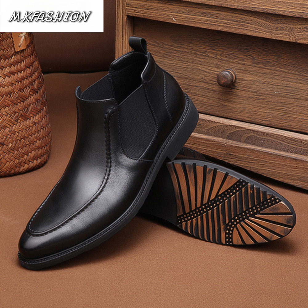 Sepatu Boots Pria Kulit Lembut - Men'S Fashion Line ulasan dan harga