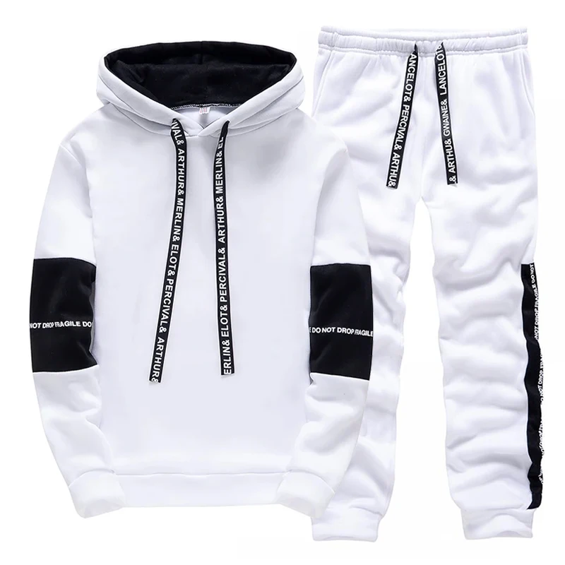 Setelan Olahraga Pria Hitam Pu - Men'S Winter Fashion ulasan dan harga