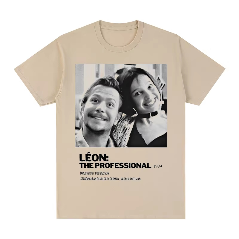 Léon Vintage T-shirt Film The  - Jeans Shirt Fashion For Men ulasan dan harga