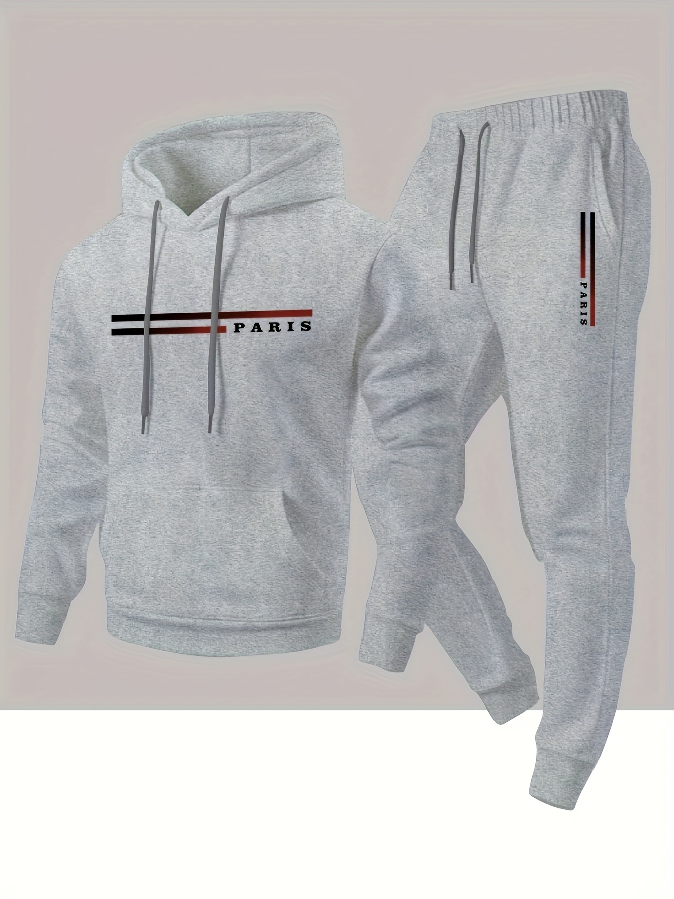 Sweatshirt dan celana hoodie p - Men'S Winter Fashion ulasan dan harga