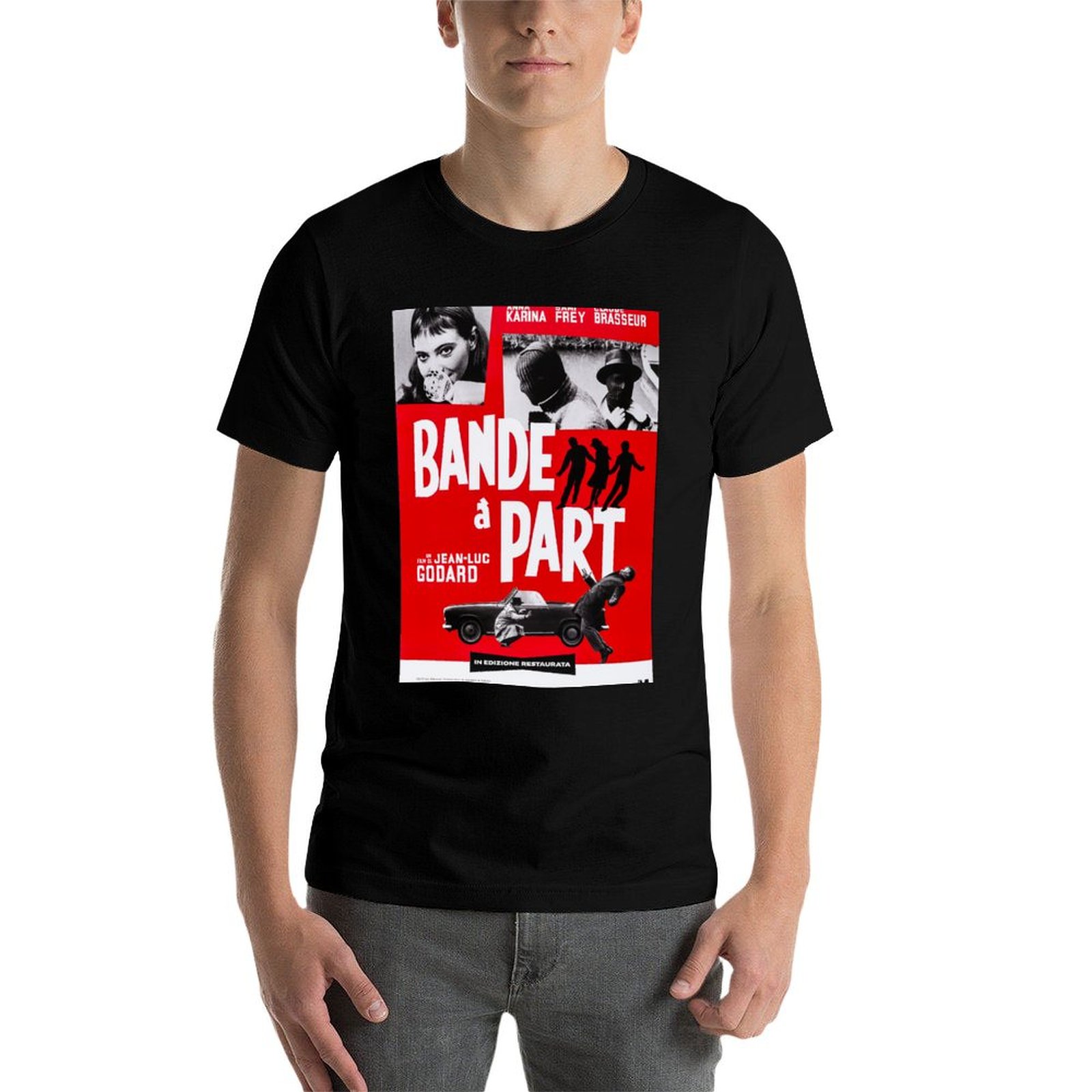 Bande A Part - Jean-Luc Godard - Jeans Shirt Fashion For Men ulasan dan harga