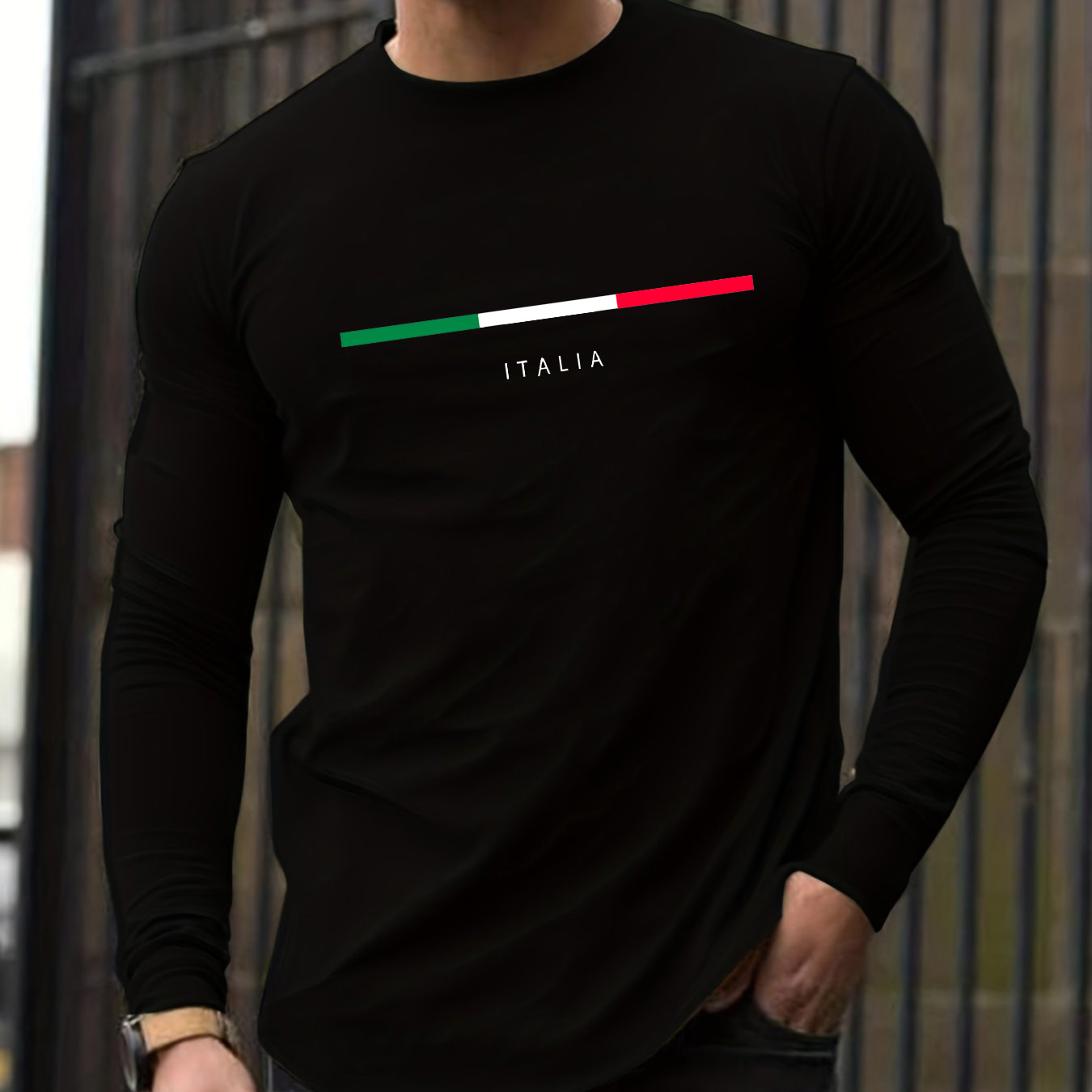 Kaos oblong pria lengan panjan - Men'S Fashion 2025 ulasan dan harga