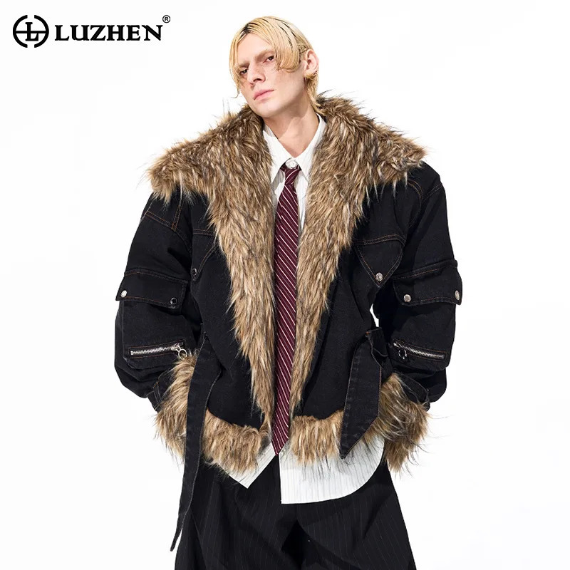 LUZHEN Fashion Jaket Parka Mus - Fashion Harness Men ulasan dan harga