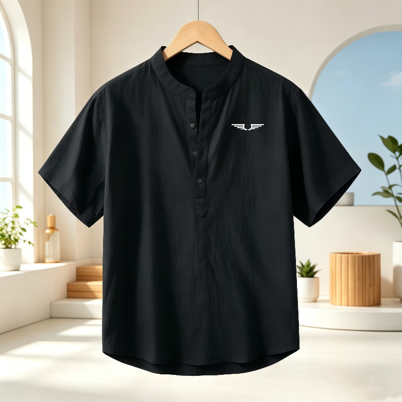 Kemeja pria berbahan katun dan - Linen Shirt Summer ulasan dan harga