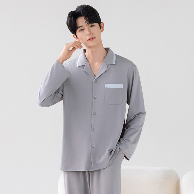 HKSH Setelan Baju Serat Katun  - Men'S Winter Fashion ulasan dan harga