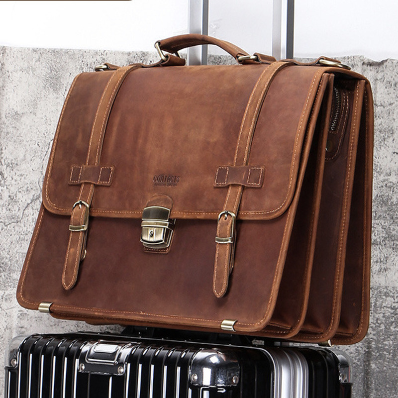 Tas kantor kulit modis untuk p - Mens Fashion In 40S ulasan dan harga