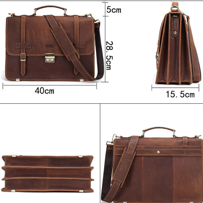 Tas kantor kulit modis untuk p - Mens Fashion In 40S ulasan dan harga