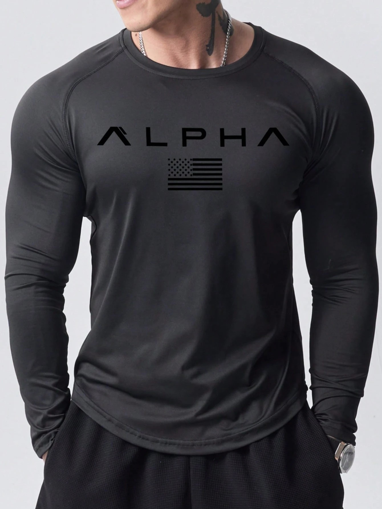 Kaos lengan panjang pria baru  - Men'S Fashion 2025 ulasan dan harga