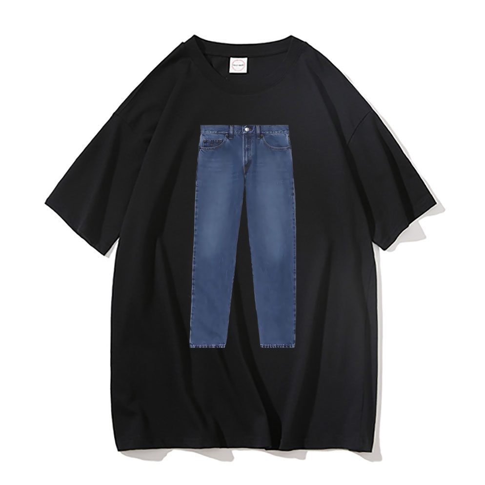 Kaus Meme Lelucon Jeans Lucu K - Jeans Shirt Fashion For Men ulasan dan harga