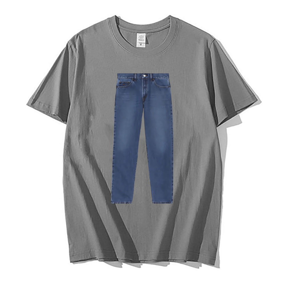 Kaus Meme Lelucon Jeans Lucu K - Jeans Shirt Fashion For Men ulasan dan harga