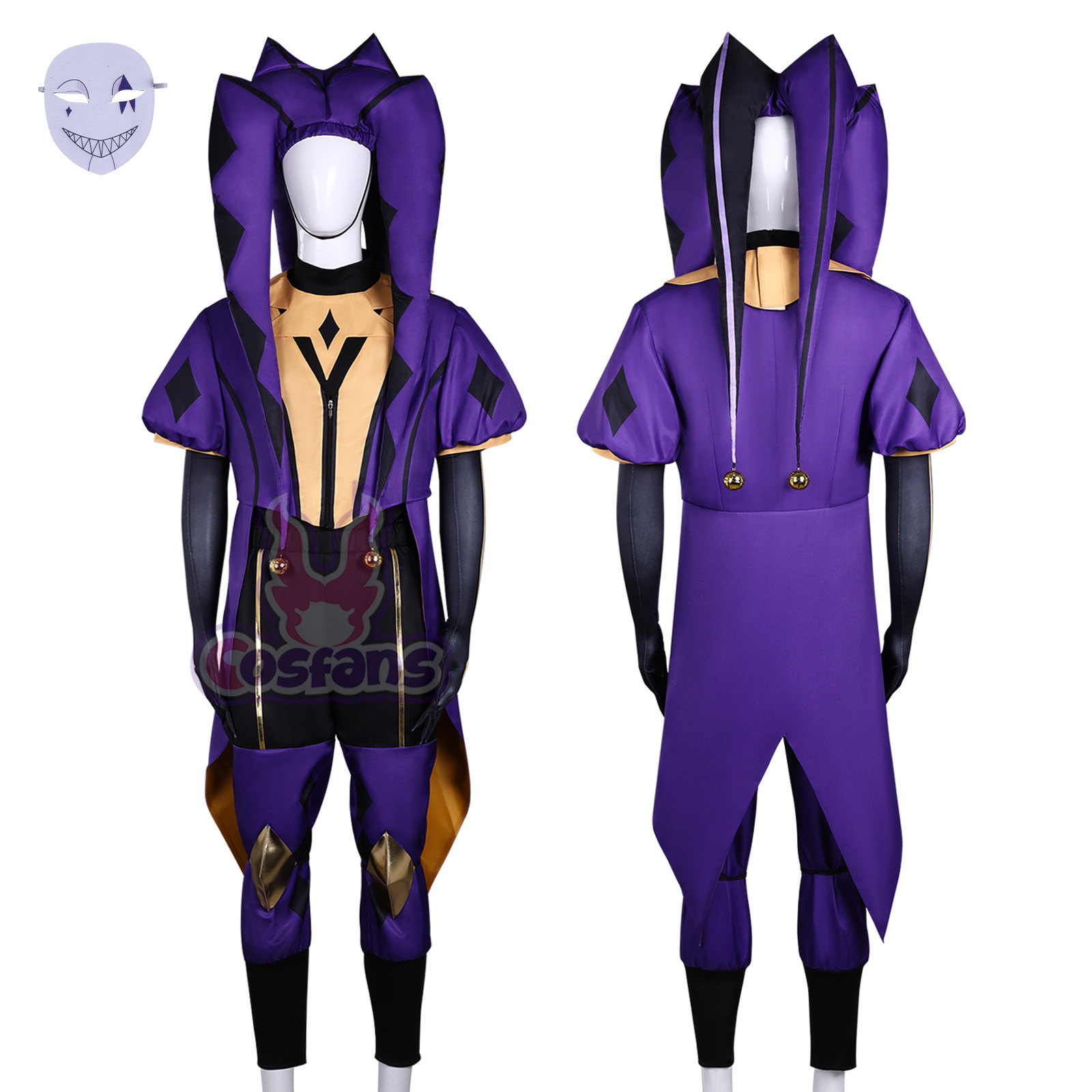 Kostum Cosplay Badut Pierrot J - Mens Fashion Jumpsuit ulasan dan harga