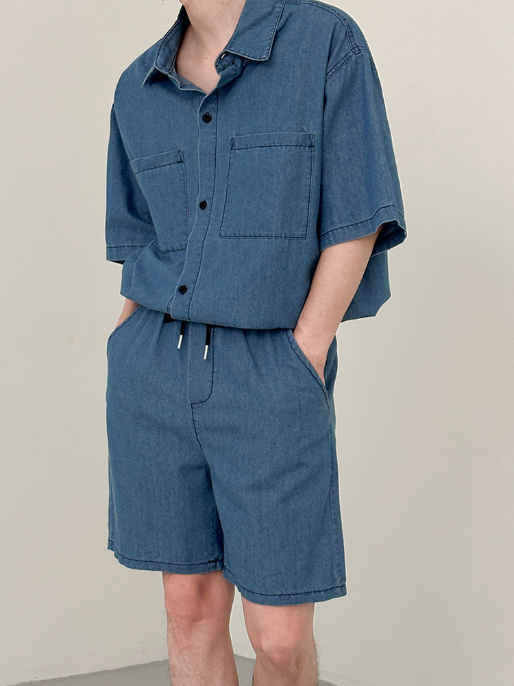 Setelan Jeans Vintage Pria Dua - Jeans Shirt Fashion For Men ulasan dan harga