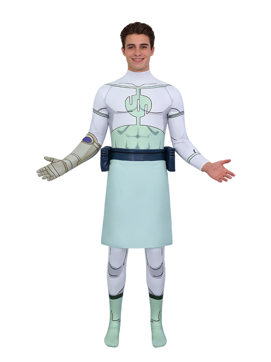 Kostum Fantasia Cosplay Invinc - Mens Fashion Jumpsuit ulasan dan harga