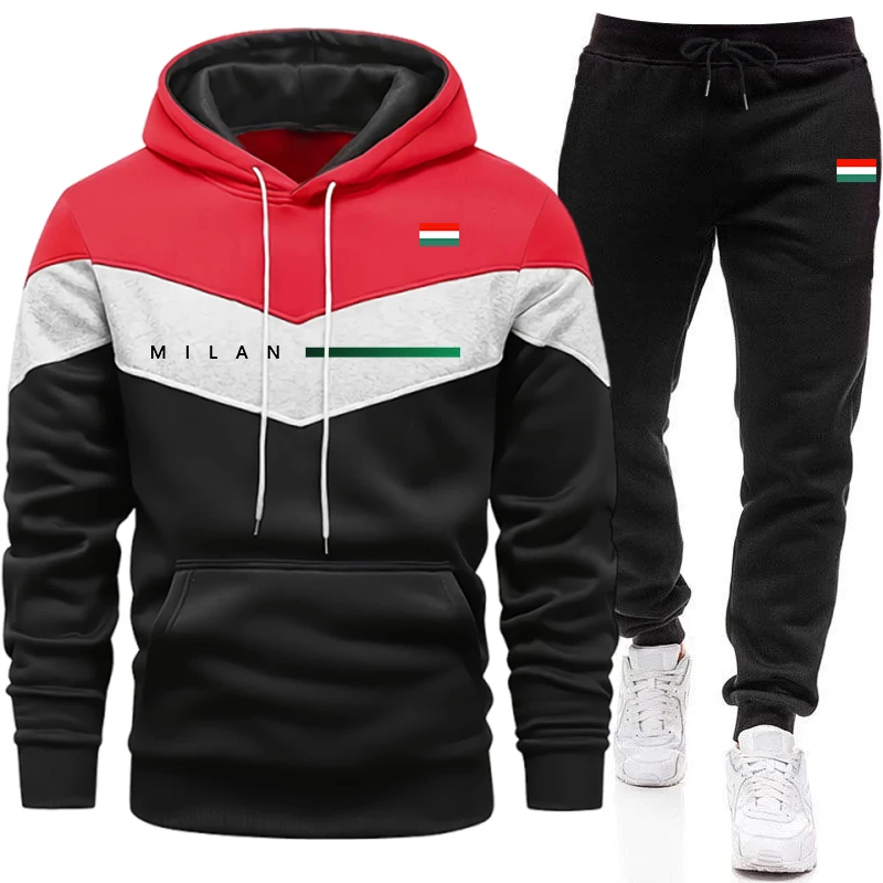 Setelan Hoodie Pria Italia unt - Men'S Winter Fashion ulasan dan harga