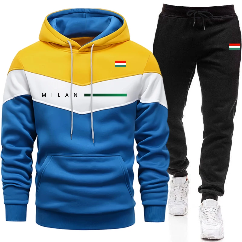 Setelan Hoodie Pria Italia unt - Men'S Winter Fashion ulasan dan harga