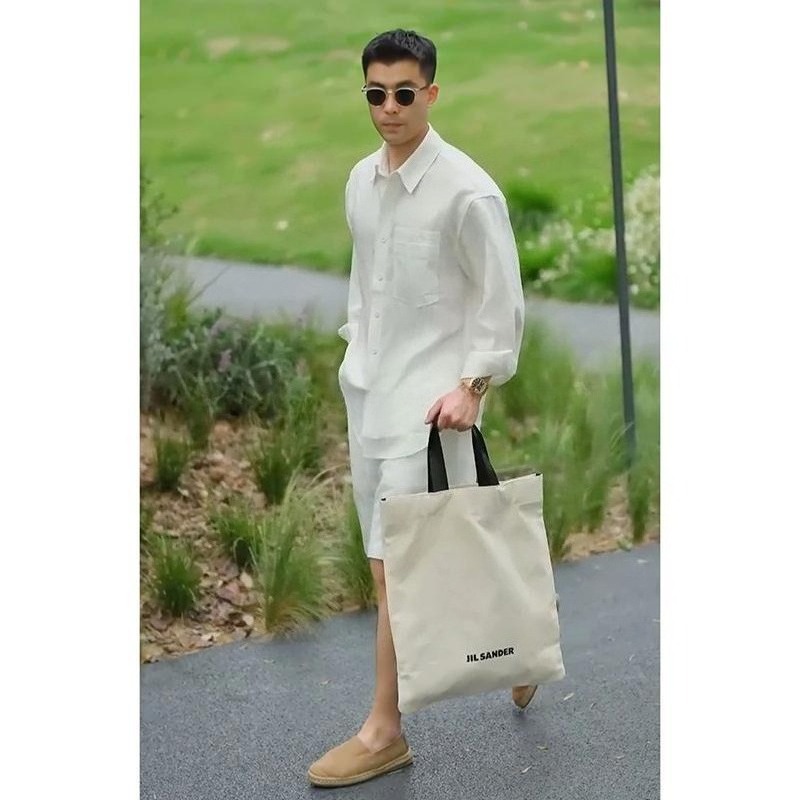 Set Kasual Musim Panas Kemeja  - Linen Shirt Summer ulasan dan harga