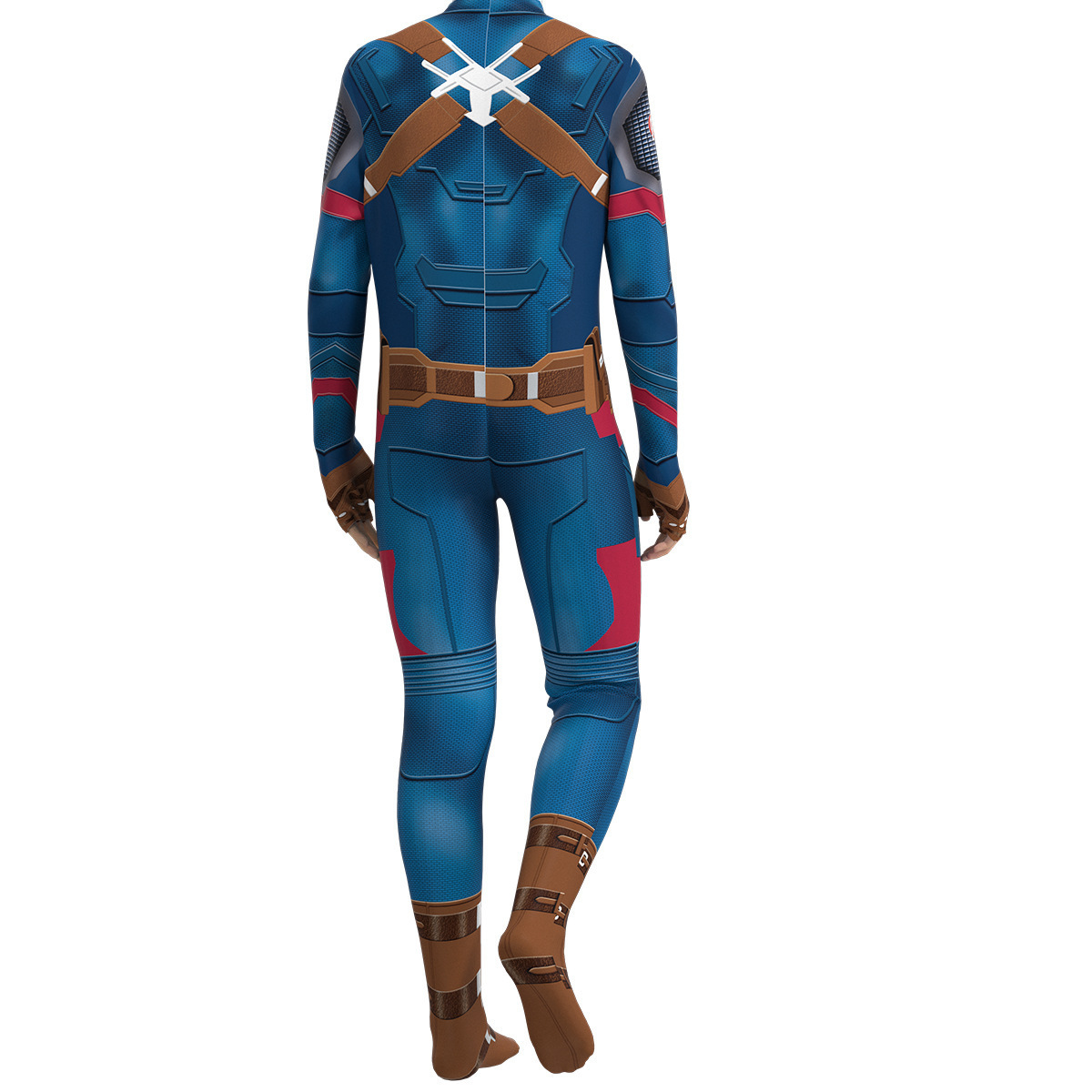 Kostum Cosplay Halloween Kapte - Mens Fashion Jumpsuit ulasan dan harga