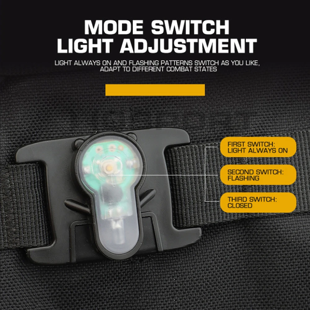 Lampu Sinyal Taktis MOLLE Romp - Tactical Vest Men ulasan dan harga