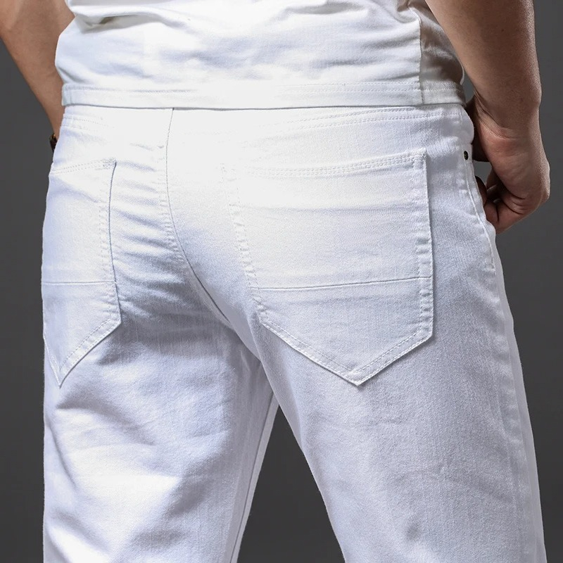 Celana Jeans Putih Ramping Pri - Men'S Fashion Nova Jeans ulasan dan harga