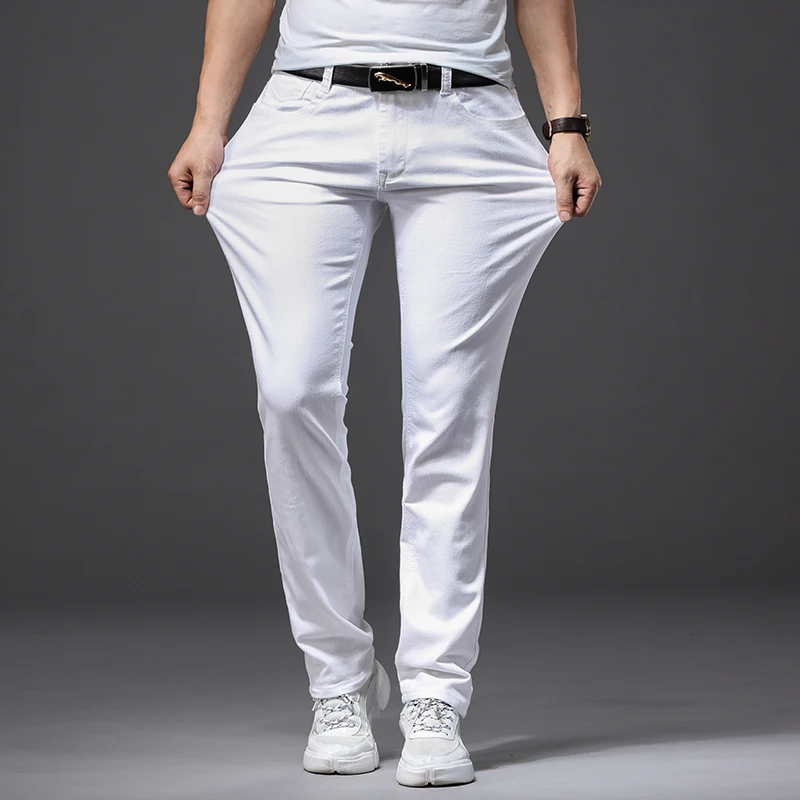 Celana Jeans Putih Ramping Pri - Men'S Fashion Nova Jeans ulasan dan harga