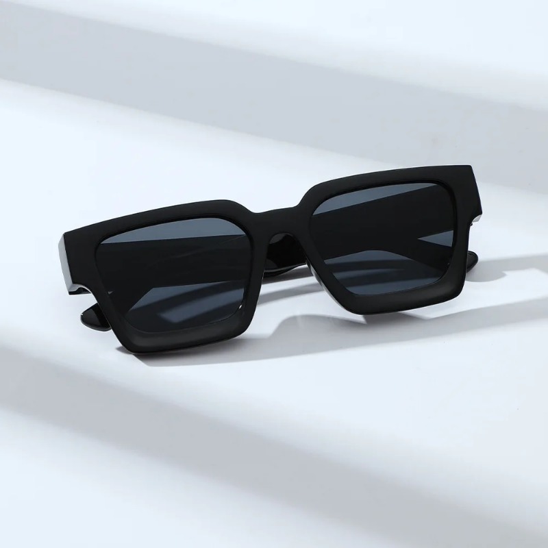Kacamata Hitam Persegi Vintage - Men'S Fashion Old Money ulasan dan harga