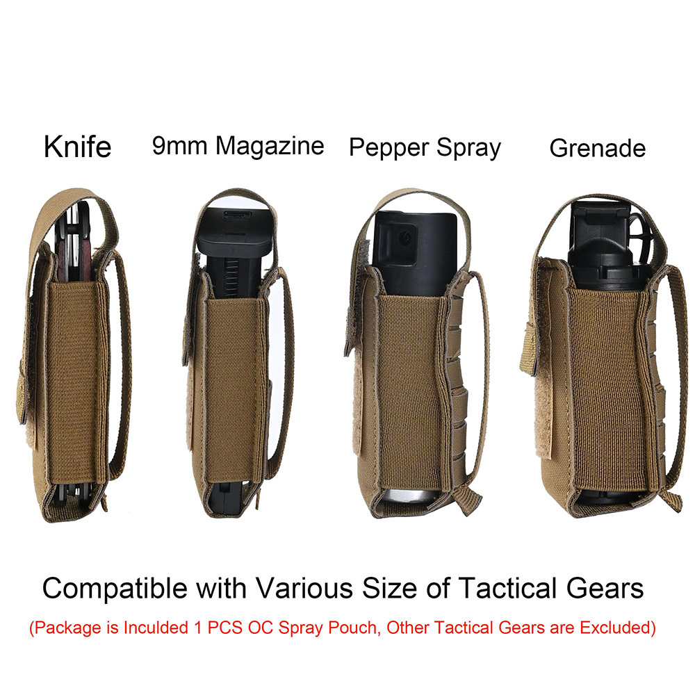 Kantong semprot lada Molle OC  - Tactical Vest Men ulasan dan harga