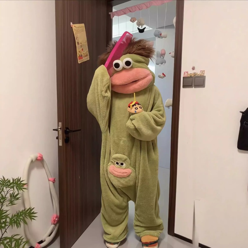 Piyama Onesie Monster Mulut Be - Mens Fashion Jumpsuit ulasan dan harga