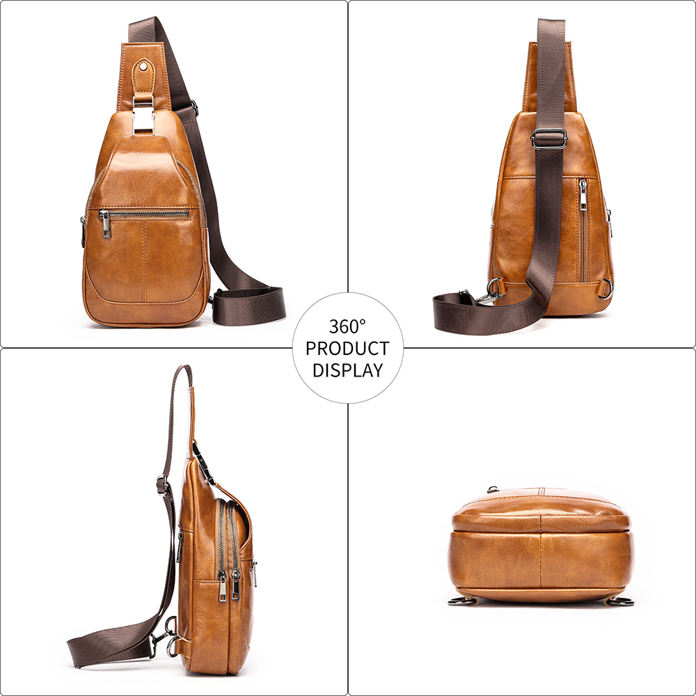 Tas Selempang Kulit Asli WESTA - Fashion Harness Men ulasan dan harga