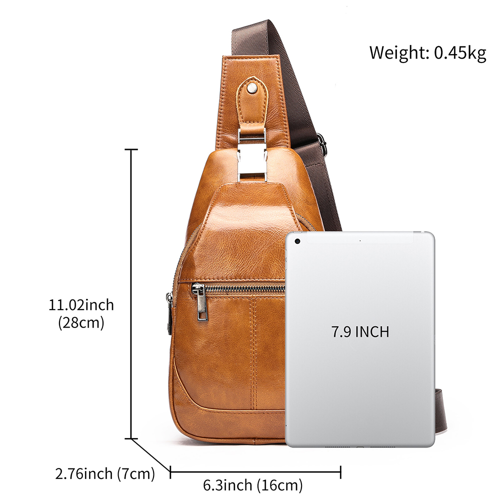 Tas Selempang Kulit Asli WESTA - Fashion Harness Men ulasan dan harga