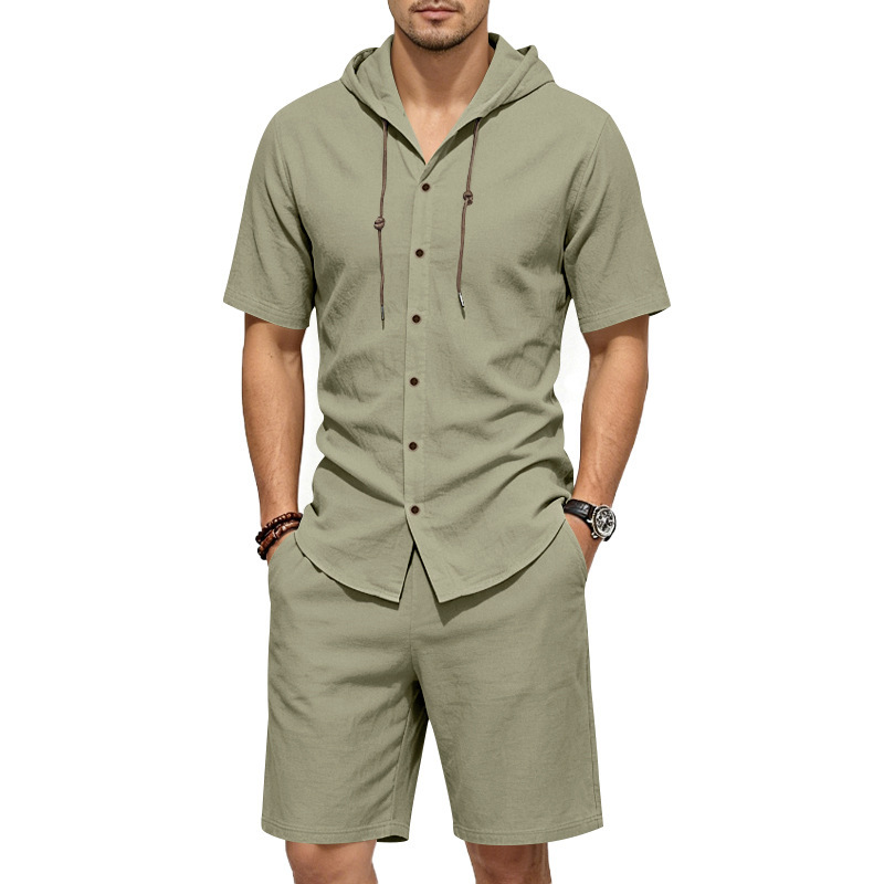 Setelan Linen Pria Musim Panas - Linen Shirt Summer ulasan dan harga