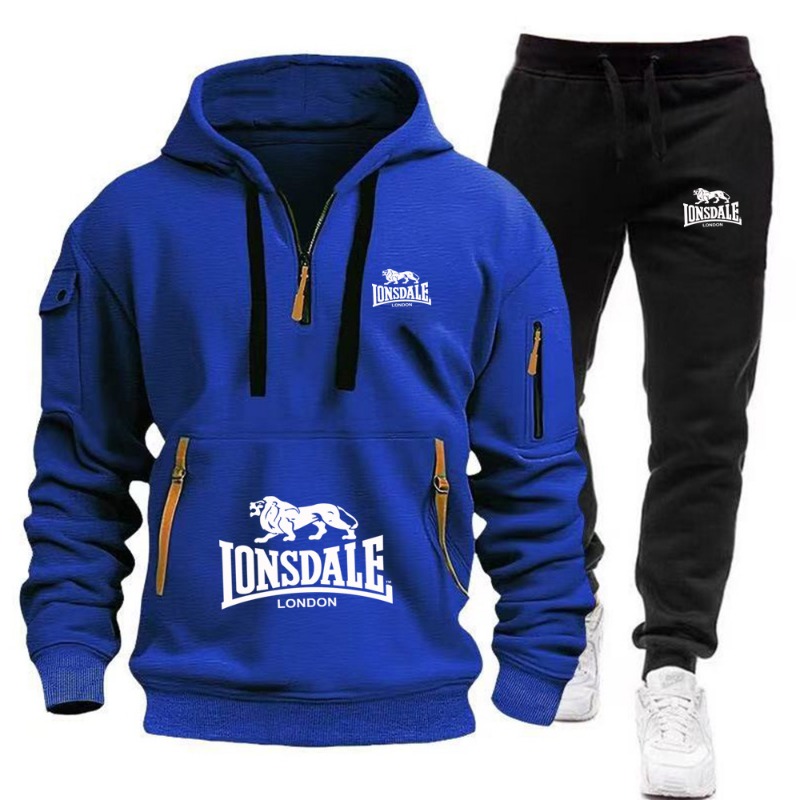 LONSDALE Set Hoodie Saku Kangu - Track Suit Men ulasan dan harga